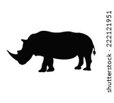 Rhino, Silhouette Free Stock Photo - Public Domain Pictures