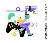 computer games development... | Shutterstock .eps vector #2113315574