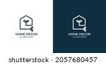 minimalist home decor logo set | Shutterstock .eps vector #2057680457