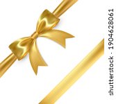 realistic vector bow isolated... | Shutterstock .eps vector #1904628061