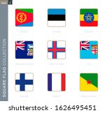 square flags collection of the... | Shutterstock .eps vector #1626495451