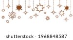 boho stars seamless vector... | Shutterstock .eps vector #1968848587