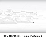 circuit board pattern or... | Shutterstock .eps vector #1104032201