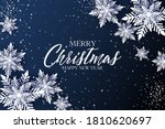 Merry Christmas Banner With...