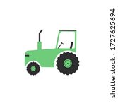 Tractor Green Color  Icon ...