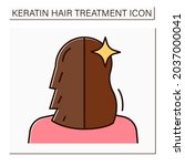 Hair Treatment Color Icon....