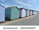 Pretty Coloured Beach Huts...