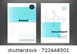 medical annual report template... | Shutterstock .eps vector #722668501