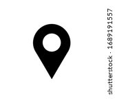 location icon. pin icon  map... | Shutterstock .eps vector #1689191557