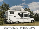 a vacation trip in a motorhome, a rest in a van.