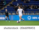 Small photo of KHARKIV, UKRAINE - OCTOBER 6, 2021: Rocio Galvez during the UEFA Women Champions League match between FC Kharkiv vs FC Real Madrid
