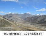 Small photo of Leh Ladakh Dry desert More plain snow cover peeks and tanglang la
