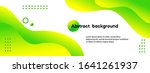 liquid green abstract... | Shutterstock .eps vector #1641261937