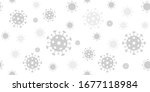 coronavirus background. vector... | Shutterstock .eps vector #1677118984