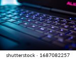 Purple Pink Laptop Keyboard...