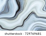 Marble Ink Colorful. Gray...