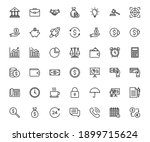 business and finance icon set.... | Shutterstock .eps vector #1899715624