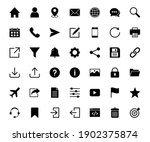 website icon set. for computer  ... | Shutterstock .eps vector #1902375874