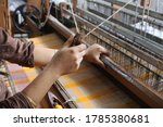 Handloom weaver in india...