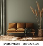 Modern Dark Green Home Interior ...
