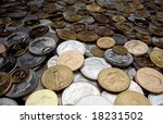 Large Pile Of Coins From Around ...