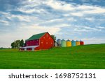 Red Barn on a family farm-Miami County Indiana