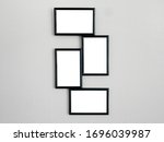 black multi frame isolated on... | Shutterstock . vector #1696039987
