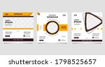 set of minimalist background... | Shutterstock .eps vector #1798525657