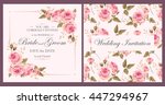 vintage wedding invitation | Shutterstock .eps vector #447294967