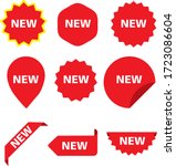 sign "new" in several poses | Shutterstock .eps vector #1723086604