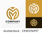 luxury letter m logo vector... | Shutterstock .eps vector #1940196997