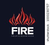fire abstract classic logo... | Shutterstock .eps vector #1033230757