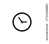 clock icon. time icon vector... | Shutterstock .eps vector #1714268881