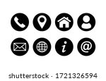 set of website icon vector.... | Shutterstock .eps vector #1721326594