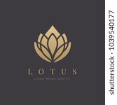 Lotus Luxury Logo Template.