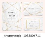 luxury wedding invitation cards ... | Shutterstock .eps vector #1083806711