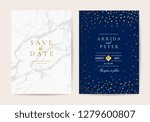 luxurious wedding invitation... | Shutterstock .eps vector #1279600807