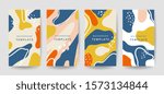 creative hard paint cover... | Shutterstock .eps vector #1573134844
