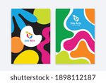 kids arts logo and stationery... | Shutterstock .eps vector #1898112187