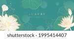 luxury gold lotus background... | Shutterstock .eps vector #1995414407