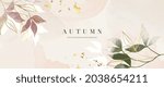 autumn background design  with... | Shutterstock .eps vector #2038654211