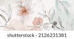 floral hand drawn background.... | Shutterstock .eps vector #2126231381