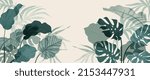 abstract foliage and botanical... | Shutterstock .eps vector #2153447931
