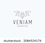 bat logo icon design template... | Shutterstock .eps vector #2084524174