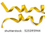 shiny satin ribbon in bright... | Shutterstock . vector #525395944