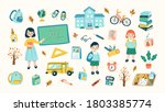 vector illustration of school... | Shutterstock .eps vector #1803385774