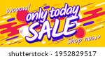 only today sale banner template.... | Shutterstock .eps vector #1952829517