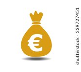 money bag euro icon | Shutterstock .eps vector #239727451