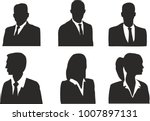 business icons  silhouette | Shutterstock .eps vector #1007897131
