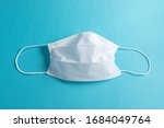 surgical mask over minimalist... | Shutterstock . vector #1684049764